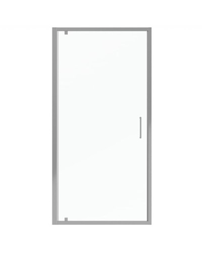 Душевая дверь Bravat Line 100 BD100.4111A профиль Хром стекло прозрачное