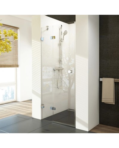 Душевая дверь 90 см Ravak Brilliant BSD2 A-L + B SET L  0UL7AA00Z1 + D01000A084 прозрачное