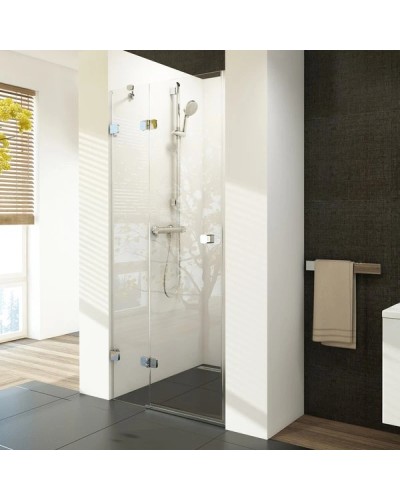 Душевая дверь 90 см Ravak Brilliant BSD2 A-L + B SET L  0UL7AA00Z1 + D01000A084 прозрачное