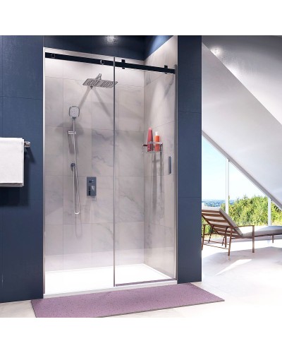 Душевая дверь WasserKRAFT Alme 120 15R05 профиль Хром стекло прозрачное