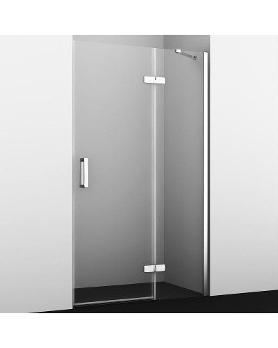 Душевая дверь WasserKRAFT Aller 120 R 10H05RWHITE профиль Хром стекло прозрачное