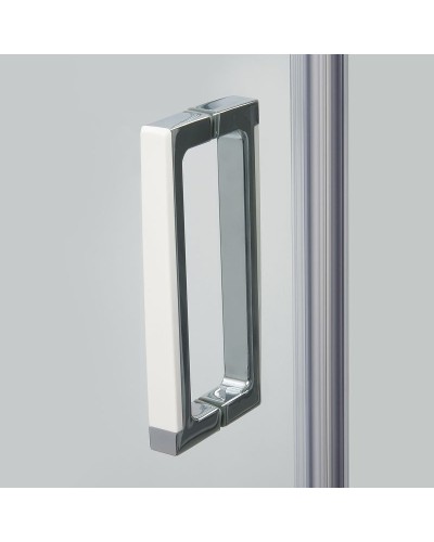 Душевая дверь WasserKRAFT Aller 120 R 10H05RWHITE профиль Хром стекло прозрачное