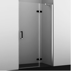 Душевая дверь WasserKRAFT Aller 120 R 10H05RBLACK профиль Хром стекло прозрачное
