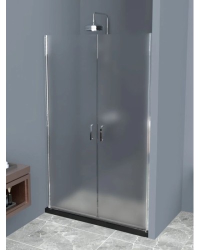 Душевая дверь 60 см BelBagno UNO-B-2-60-P-Cr текстурное стекло