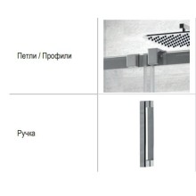 Душевая дверь Riho Ocean O104 140x195 G006003120 (GU0204100) Хром