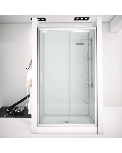 Душевая дверь Aquanet Alfa NAA6121 120 168420 профиль Хром стекло прозрачное