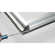 Душевая дверь Aquanet Alfa NAA6121 150 168422 профиль Хром стекло прозрачное