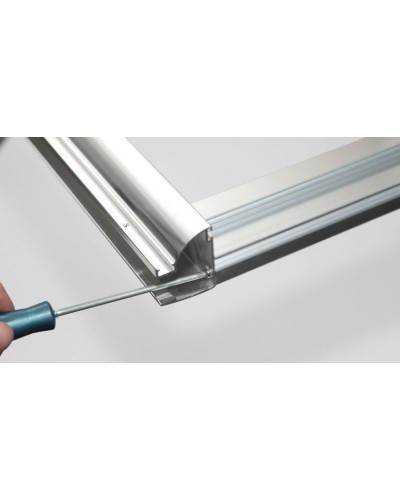 Душевая дверь Aquanet Alfa NAA6121 150 168422 профиль Хром стекло прозрачное