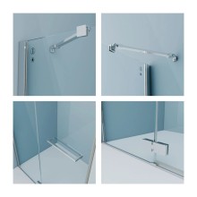 Душевая дверь 110 см IDDIS Slide SLI6CH1i69 прозрачное