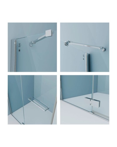 Душевая дверь 110 см IDDIS Slide SLI6CH1i69 прозрачное