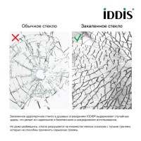 Душевая дверь 110 см IDDIS Slide SLI6CH1i69 прозрачное