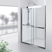 Душевая дверь Aquanet Delta NPD6122 140 00183848 профиль Хром стекло прозрачное