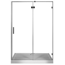 Душевая дверь Aquanet Beta NWD6221 120 L 185428 профиль Хром стекло прозрачное