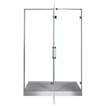 Душевая дверь Aquanet Beta NWD6221 120 L 185428 профиль Хром стекло прозрачное