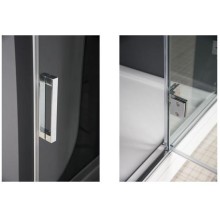 Душевая дверь Aquanet Beta NWD6221 90 L 185945 профиль Хром стекло прозрачное