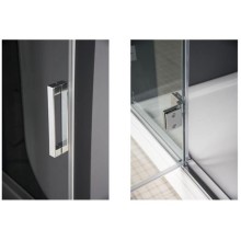 Душевая дверь Aquanet Beta NWD6221 90 L 185945 профиль Хром стекло прозрачное