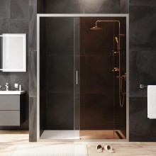 Душевая дверь 140 см Am.Pm Gem W90G-140-1-195MBr бронза