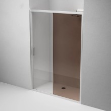 Душевая дверь 140 см Am.Pm Gem W90G-140-1-195MBr бронза