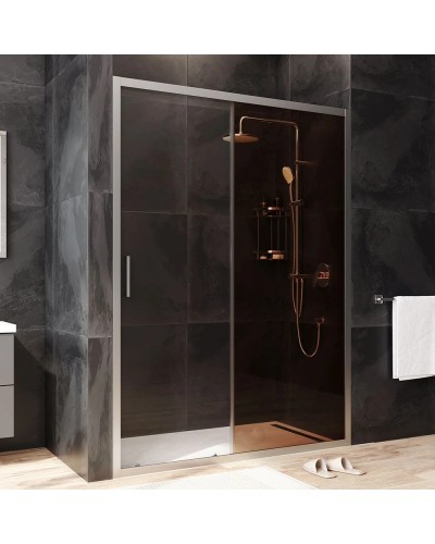Душевая дверь 140 см Am.Pm Gem W90G-140-1-195MBr бронза