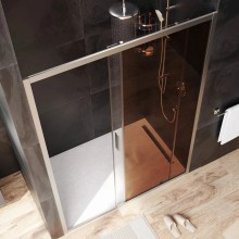 Душевая дверь 140 см Am.Pm Gem W90G-140-1-195MBr бронза