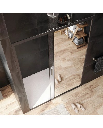 Душевая дверь 140 см Am.Pm Gem W90G-140-1-195MMir зеркальное