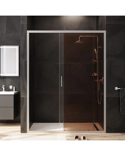 Душевая дверь 150 см Am.Pm Gem W90G-150-1-195MBr бронза