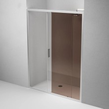 Душевая дверь 150 см Am.Pm Gem W90G-150-1-195MBr бронза