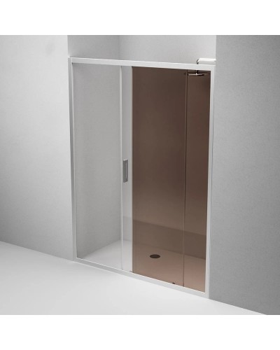 Душевая дверь 150 см Am.Pm Gem W90G-150-1-195MBr бронза