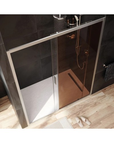 Душевая дверь 150 см Am.Pm Gem W90G-150-1-195MBr бронза