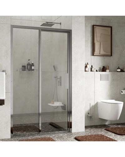 Душевая дверь 120 см WasserKRAFT Lopau 32S05L прозрачное