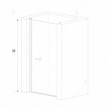 Душевая дверь 60 см RGW PA-03 Passage 04080306-11 прозрачное