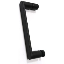 Душевая дверь 110 см Abber Schwarzer Diamant AG30110B прозрачное