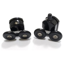 Душевая дверь 110 см Abber Schwarzer Diamant AG30110B прозрачное