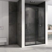 Душевая дверь 110 см Abber Schwarzer Diamant AG30110B прозрачное