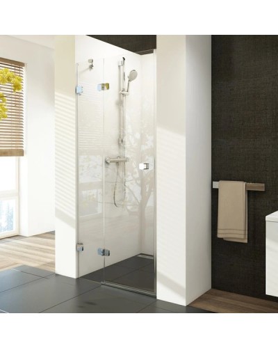 Душевая дверь 100 см Ravak Brilliant BSD2 A-L + B SET L 0ULAAA00Z1 + D01000A086 прозрачное