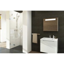 Душевая дверь 100 см Ravak Brilliant BSD2 A-L + B SET L 0ULAAA00Z1 + D01000A086 прозрачное