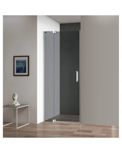 Душевая дверь 100-110 см Cezares SLIDER-B-1-100/110-GRIGIO-Cr серое