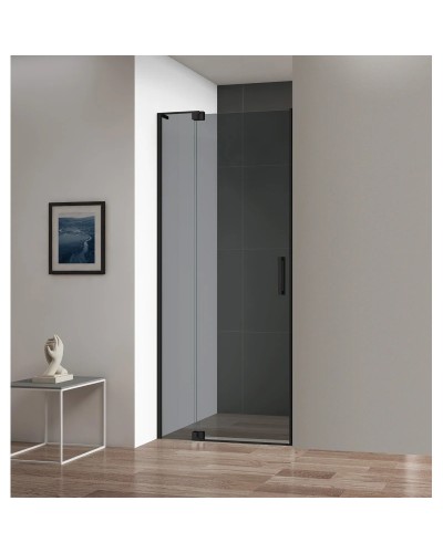 Душевая дверь 80-90 см Cezares SLIDER-B-1-80/90-GRIGIO-NERO серое