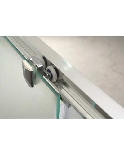 Душевая дверь 150 см BelBagno Uno UNO-195-BF-1-150-P-Cr текстурное стекло