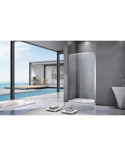 Душевая дверь 120 см Good Door Idea WTW-120-C-CH прозрачное