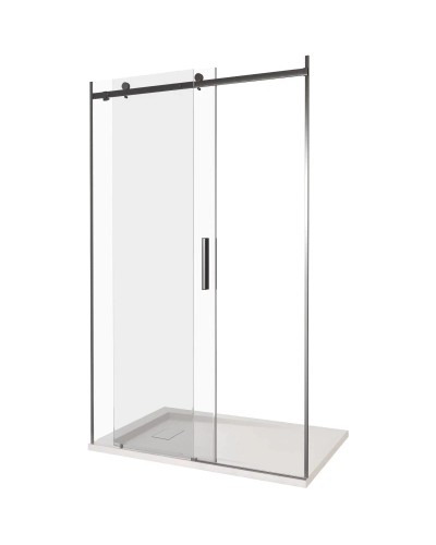 Душевая дверь 160 см Good Door Galaxy WTW-160-C-B прозрачное