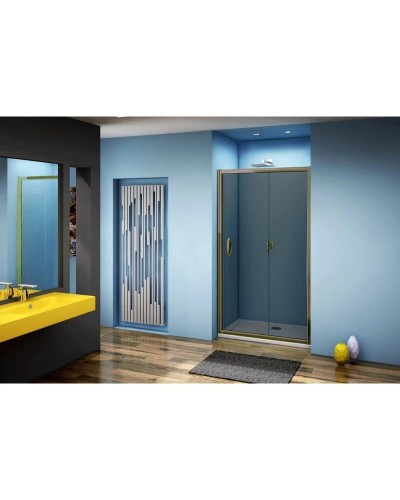 Душевая дверь 110 см Good Door Jazz WTW-110-B-BR тонированное