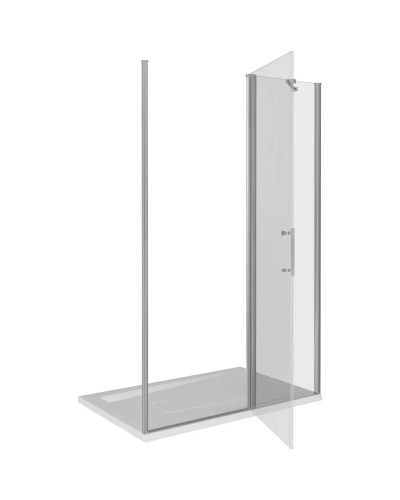 Душевая дверь 140 см Good Door Mokka WTW-140-C-WE прозрачное