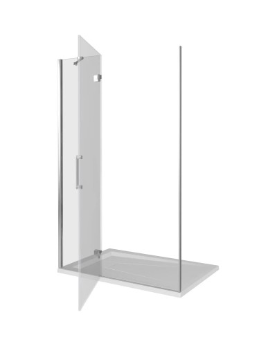 Душевая дверь 120 см Good Door Saturn WTW-120-C-CH-L прозрачное