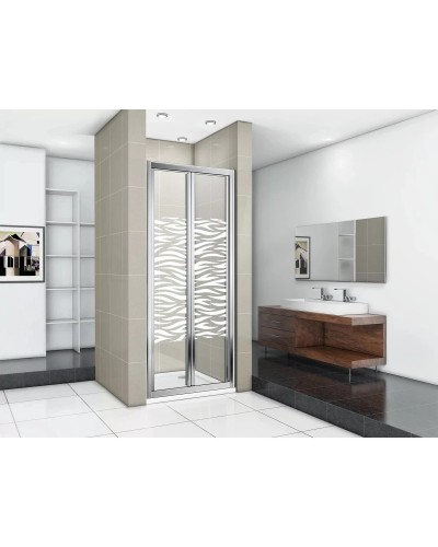 Душевая дверь 90 см Good Door Infinity SD-90-W-CH прозрачный с рисунком