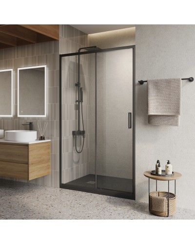 Душевая дверь в нишу BelBagno LUCE-BF-1-120-C-NERO