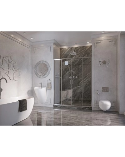 Душевая дверь 160 см Ambassador Forsa 17021111AX прозрачное