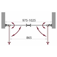 Душевая дверь BelBagno Sela 100 SELA-B-2-100-C-Cr профиль Хром стекло прозрачное