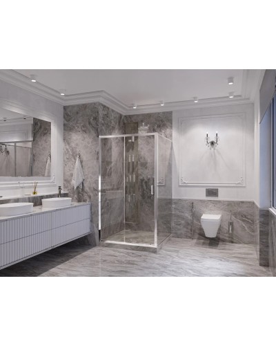 Душевая дверь 120 см Ambassador Forsa 17021118AX прозрачное