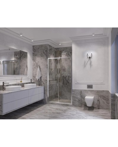 Душевая дверь 130 см Ambassador Forsa 17021119AX прозрачное